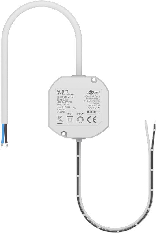 Trasformatore LED 12 V DC/12 W Trasformatore LED 12 V DC/12 W